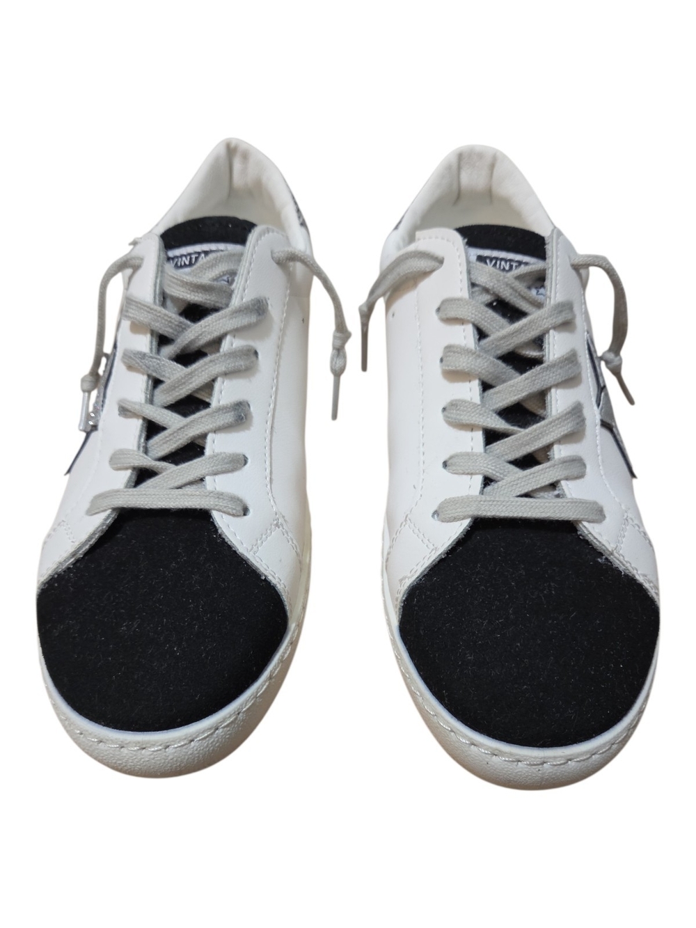 Vintage Havana Bianca White Sneakers Size 9 - Picture 3 of 10